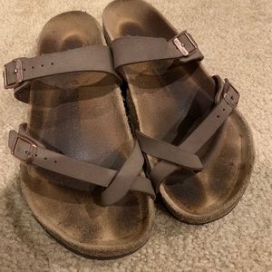 Birkenstock Mayari Birko-Flor Nubuck Mocha
